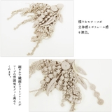 エミュラル emural コットンリーフモチーフブローチレディース | and it | 詳細画像7