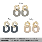 バイカラーマットニュアンスリングピアスレディース 春夏秋冬 アクセ | and it | 詳細画像2