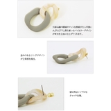 バイカラーマットニュアンスリングピアスレディース 春夏秋冬 アクセ | and it | 詳細画像6