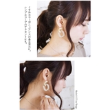 バイカラーマットニュアンスリングピアスレディース 春夏秋冬 アクセ | and it | 詳細画像7