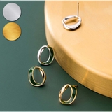 ピアス ツイストオーバル レディース | And Kawaii | 詳細画像1