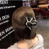 ブラック | ヘアクリップ ヘアアクセサリー ヘアアクセ | And Kawaii