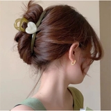 ヘアクリップ バレッタ アクリルバンスクリップ ハートヘアクリップ | And Kawaii | 詳細画像5