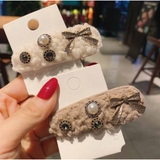 ヘアクリップ モコモコファー フェイクパール | And Kawaii | 詳細画像3