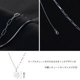 チェーンネックレス レディース ケーブル | ANGELCLOSET | 詳細画像3