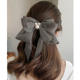 千鳥格子柄リボンバレッタ ヘアクリップ | SUNSHINE CLOSET | 詳細画像2