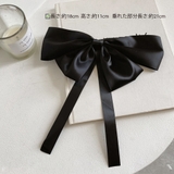 サテンビッグリボンバレッタ韓国ヘアアクセ | SUNSHINE CLOSET | 詳細画像3 