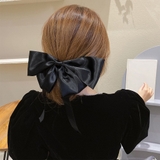 サテンビッグリボンバレッタ韓国ヘアアクセ | SUNSHINE CLOSET | 詳細画像6 