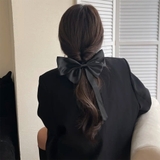 サテンビッグリボンバレッタ韓国ヘアアクセ | SUNSHINE CLOSET | 詳細画像7 