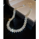 キラキラ ラインストーンネックレス 人気 | SUNSHINE CLOSET | 詳細画像1 