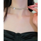 キラキラ ラインストーンネックレス 人気 | SUNSHINE CLOSET | 詳細画像3 