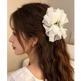 シアービッグリボン髪留め 大きめヘアクリップ 大人可愛いハーフアップ用クリップボ… | SUNSHINE CLOSET | 詳細画像11 