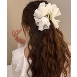 シアービッグリボン髪留め 大きめヘアクリップ 大人可愛いハーフアップ用クリップボ… | SUNSHINE CLOSET | 詳細画像6 