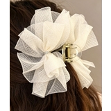 シアービッグリボン髪留め 大きめヘアクリップ 大人可愛いハーフアップ用クリップボ… | SUNSHINE CLOSET | 詳細画像8 