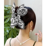 韓国風大きめ髪飾りリボンヘアクリップ 華やかヘアアクセサリー 大人可愛いヘアアレ… | SUNSHINE CLOSET | 詳細画像2 