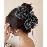韓国風大きめ髪飾りリボンヘアクリップ 華やかヘアアクセサリー 大人可愛いヘアアレ… | SUNSHINE CLOSET | 詳細画像7 