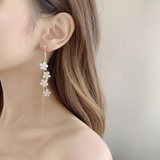 揺れる チェーンピアス 花びらイヤリング | SUNSHINE CLOSET | 詳細画像1 