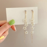 揺れる チェーンピアス 花びらイヤリング | SUNSHINE CLOSET | 詳細画像9 