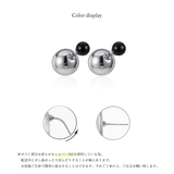 韓国風メタルボールスタッドピアスきれいめ | SUNSHINE CLOSET | 詳細画像11 