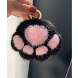 足跡キーホルダー もこもこファーチャーム | SUNSHINE CLOSET | 詳細画像1