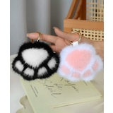 足跡キーホルダー もこもこファーチャーム | SUNSHINE CLOSET | 詳細画像14