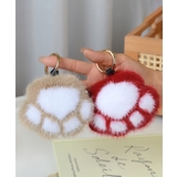 足跡キーホルダー もこもこファーチャーム | SUNSHINE CLOSET | 詳細画像15