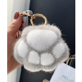 足跡キーホルダー もこもこファーチャーム | SUNSHINE CLOSET | 詳細画像4