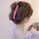ハートヘアクリップ ピンクバンスクリップ | ANGELCLOSET | 詳細画像5