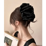 韓国風上品華やかボリュームシュシュ風ヘアクリップ 大人っぽいフリル黒髪飾り キラ… | SUNSHINE CLOSET | 詳細画像5