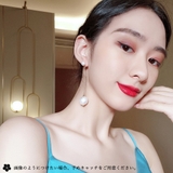 チェーンピアス2wayレディース フェイクパール ロングピアス | ANGELCLOSET | 詳細画像6