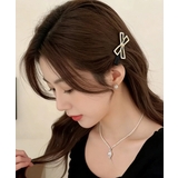 ヘアクリップ2個組リボンワニクリップミニ | SUNSHINE CLOSET | 詳細画像4 