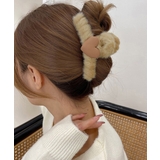 ヘアクリップ 韓国 ファーバンスクリップ | ANGELCLOSET | 詳細画像1