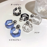 クリアピアス C型レディースフープピアス | SUNSHINE CLOSET | 詳細画像2