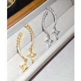 レディース 揺れる輝く星柄ビジューピアス 両耳セット | SUNSHINE CLOSET | 詳細画像8