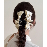 ヘアクリップドット柄リボンバンスクリップ | SUNSHINE CLOSET | 詳細画像7 