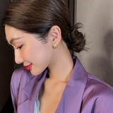 C型 スタッドピアス 上品 小ぶりピアス | SUNSHINE CLOSET | 詳細画像4