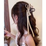 リボン バンスクリップ 上品ヘアクリップ | SUNSHINE CLOSET | 詳細画像5 