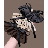 ドット柄 フリルリボン ヘアクリップ上品 | SUNSHINE CLOSET | 詳細画像12 