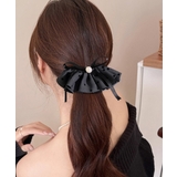 ドット柄 フリルリボン ヘアクリップ上品 | SUNSHINE CLOSET | 詳細画像2 