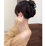 フリルリボン バンスクリップ ヒョウ柄 | SUNSHINE CLOSET | 詳細画像5 