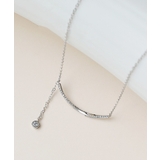 華奢チェーンネックレス キラキラ輝くラインストーン首飾り 縦ライン | SUNSHINE CLOSET | 詳細画像10 