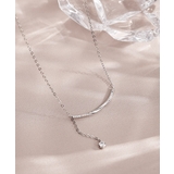 華奢チェーンネックレス キラキラ輝くラインストーン首飾り 縦ライン | SUNSHINE CLOSET | 詳細画像11 