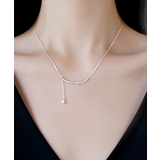 華奢チェーンネックレス キラキラ輝くラインストーン首飾り 縦ライン | SUNSHINE CLOSET | 詳細画像6 