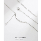 華奢チェーンネックレス キラキラ輝くラインストーン首飾り 縦ライン | SUNSHINE CLOSET | 詳細画像9 