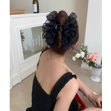 大人可愛いオーガンジーヘアクリップ 大ぶりクリップ ヘアアクセサリー | SUNSHINE CLOSET | 詳細画像2 