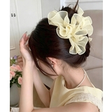 大人可愛いオーガンジーヘアクリップ 大ぶりクリップ ヘアアクセサリー | SUNSHINE CLOSET | 詳細画像4 