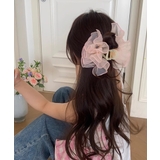 大人可愛いオーガンジーヘアクリップ 大ぶりクリップ ヘアアクセサリー | SUNSHINE CLOSET | 詳細画像8 