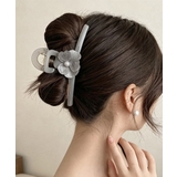 透明艶感 パールヘアクリップ シンプル上品 | SUNSHINE CLOSET | 詳細画像1