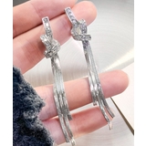 韓国風ロングチェーンピアス 揺れるピアス | SUNSHINE CLOSET | 詳細画像14 