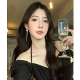 韓国風ロングチェーンピアス 揺れるピアス | SUNSHINE CLOSET | 詳細画像5 